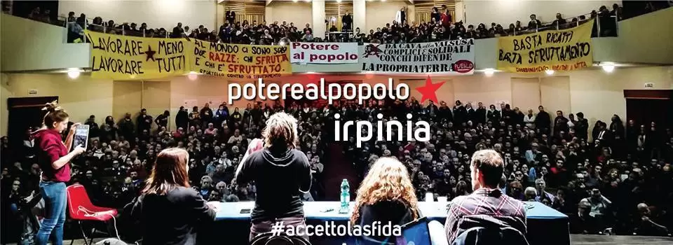 potere al popolo irpinia assemblea pubblica
