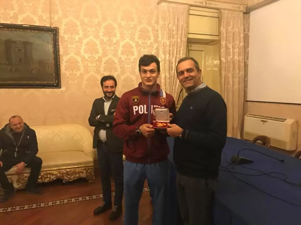 De Magistris, Judoka, premiazioni, Napoli