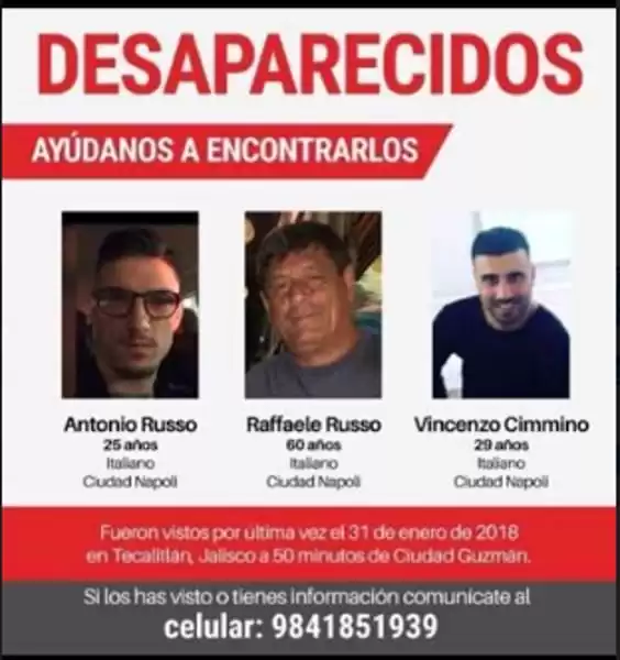 scomparsi in messico