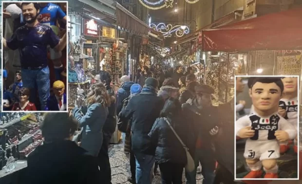 Ronaldo e Salvini, San Gregorio Armeno