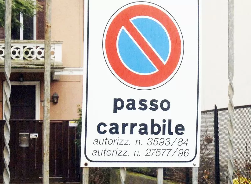 passo carrabile