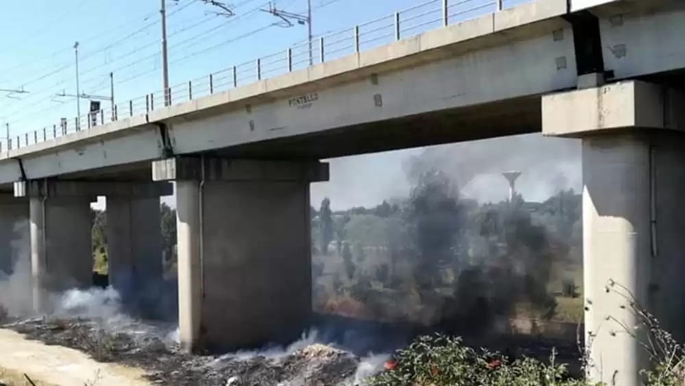 marcianise-incendio-alta-velocita