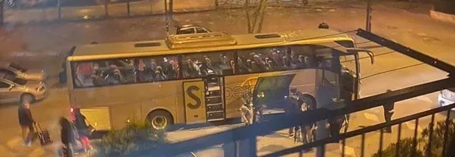 coronavirus autobus Prato Pompei