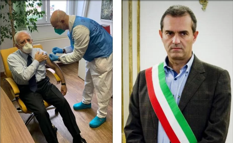 de-luca-vaccinato-covid-reazione-de-magistis
