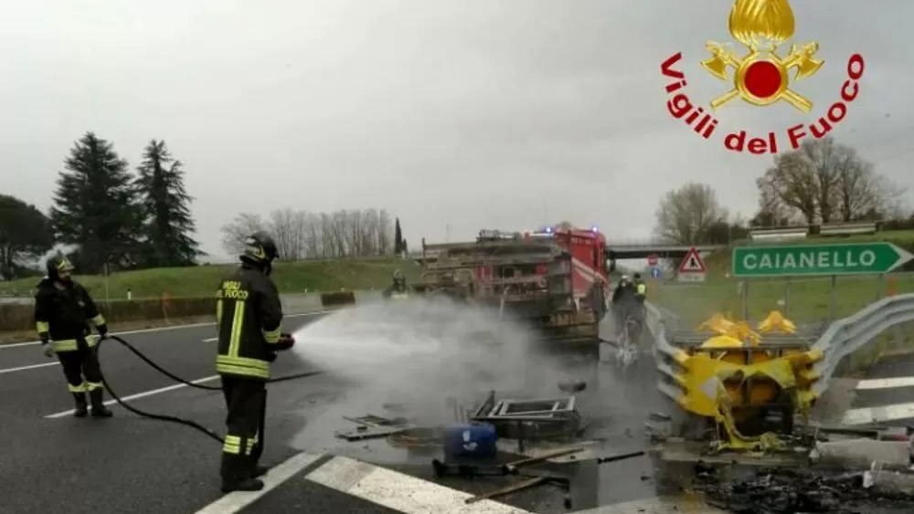 incendio-autostrada-caianello-oggi-23-gennaio