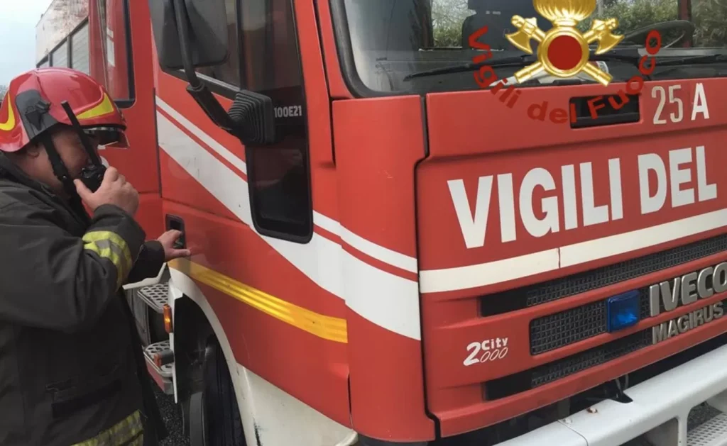 incendio Napoli