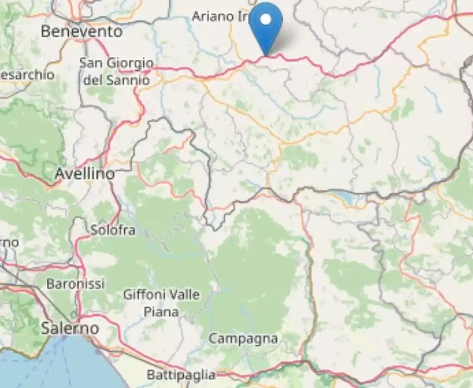 terremoto oggi flumeri