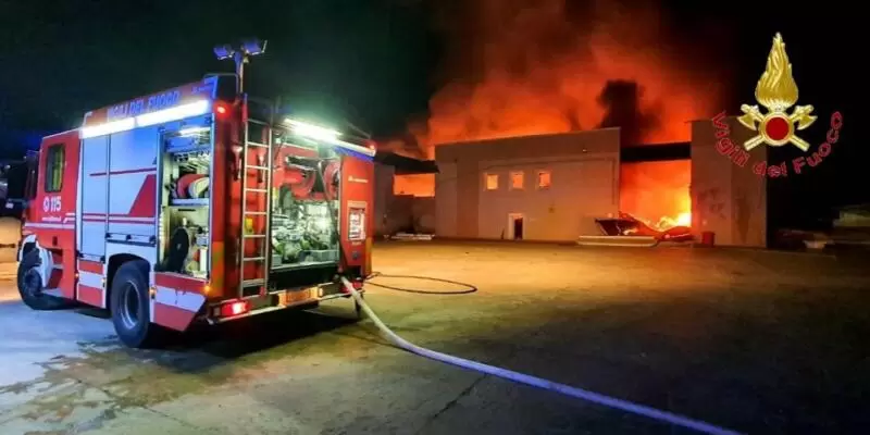 incendio caserta
