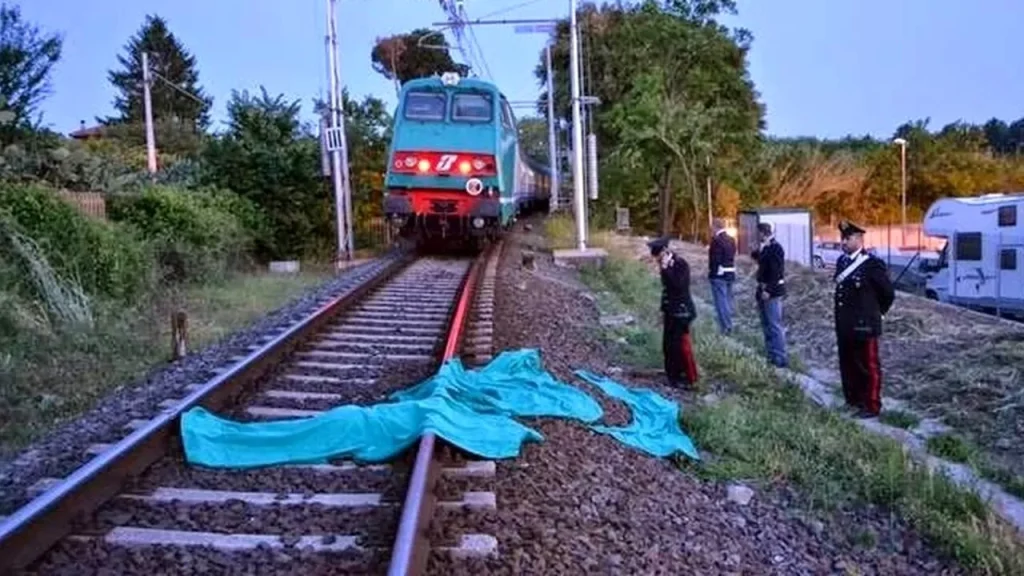 investito treno