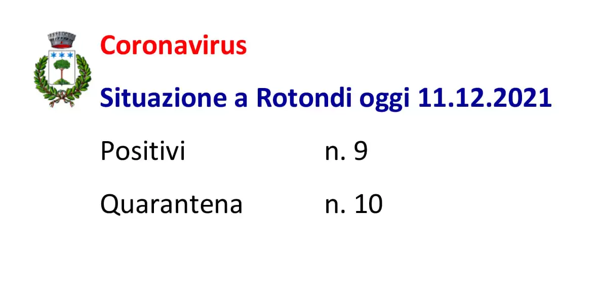 Covid Rotondi 11 dicembre