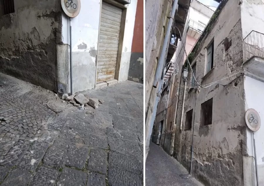 teano cade cornicione 7 dicembre