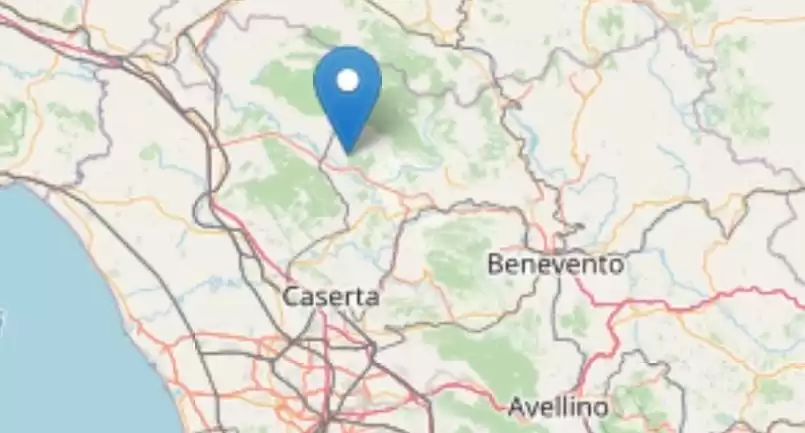 terremoto caserta oggi