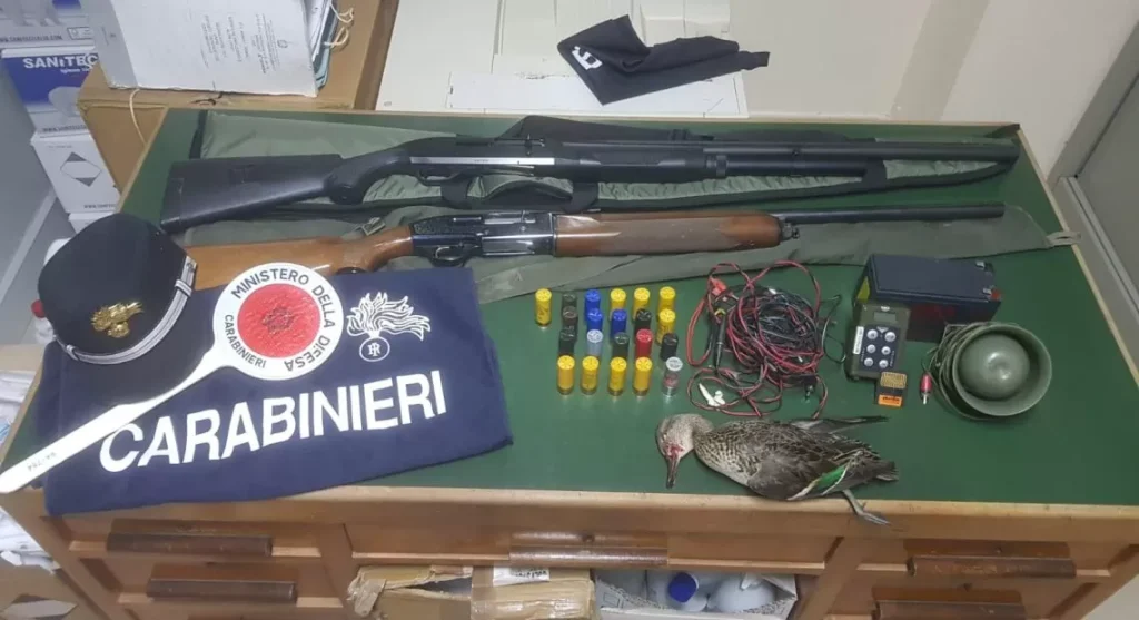 volturno denunciati bracconieri 10 dicembre