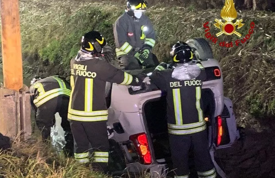 auto rinvenuta canale 25 gennaio