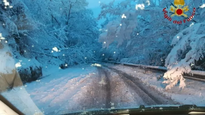 Allerta meteo Avellino neve 26 febbraio