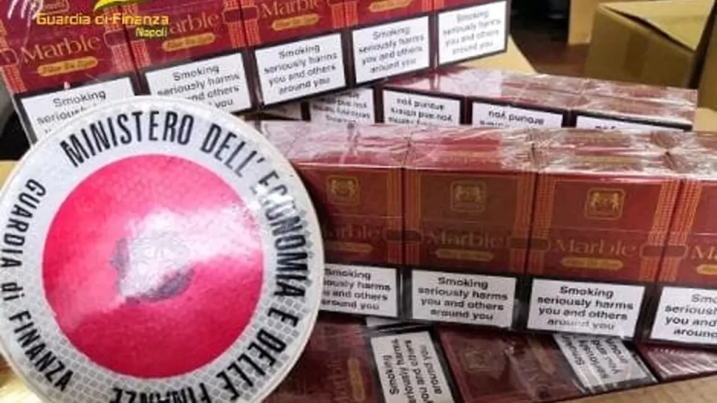 Napoli sigarette contrabbando 14 febbraio