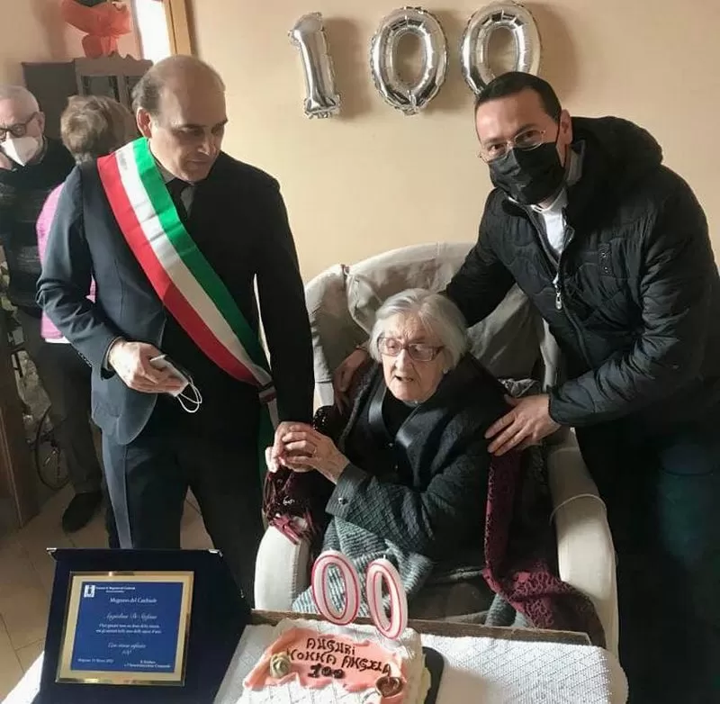 mugnano cardinale signora angiolina 100 anni 5 marzo