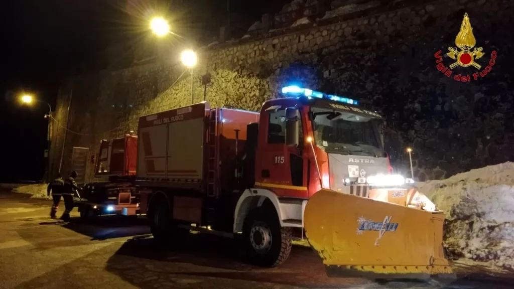 montevergine ragazzi bloccati neve 12 marzo
