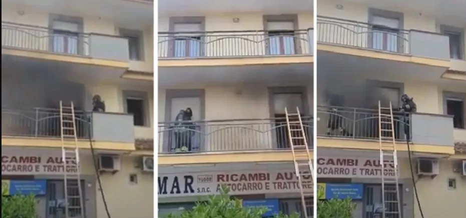 curti incendio appartamento 19 marzo