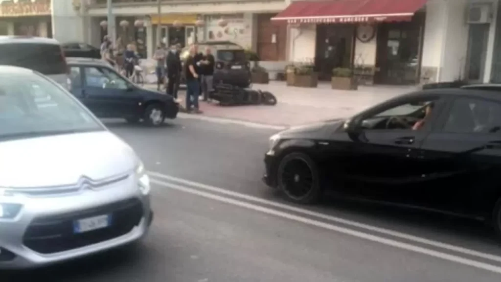 incidente auto moto appia