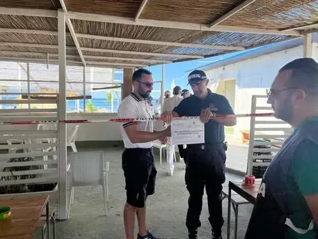 mondragone sequestra lido abusivo