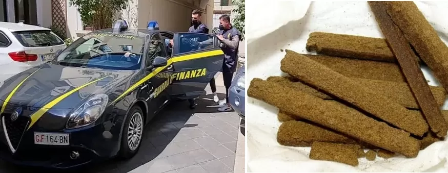 caserta borsetta droga