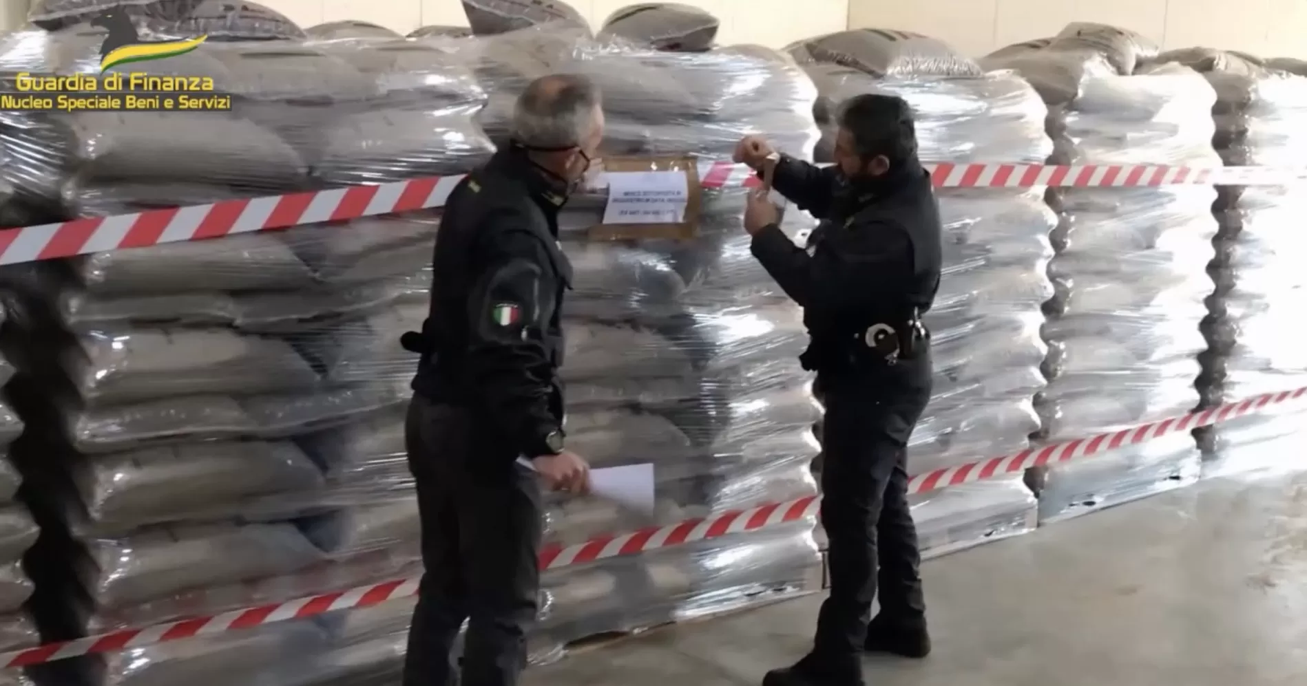 Avellino finanza sequestra pellet