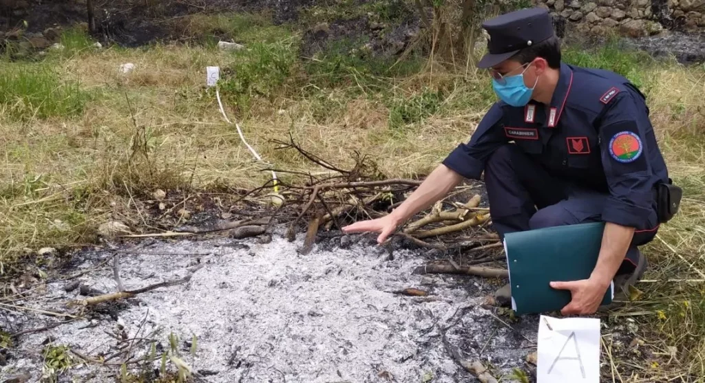 incendi casertano arrestato