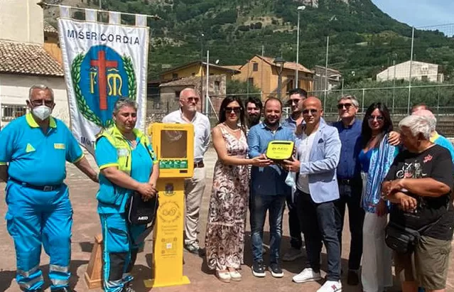 malore montesarchio defibrillatore