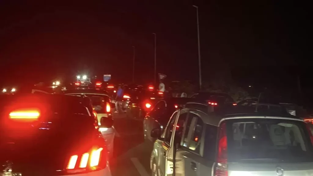 asse mediano incidente evitare autovelox