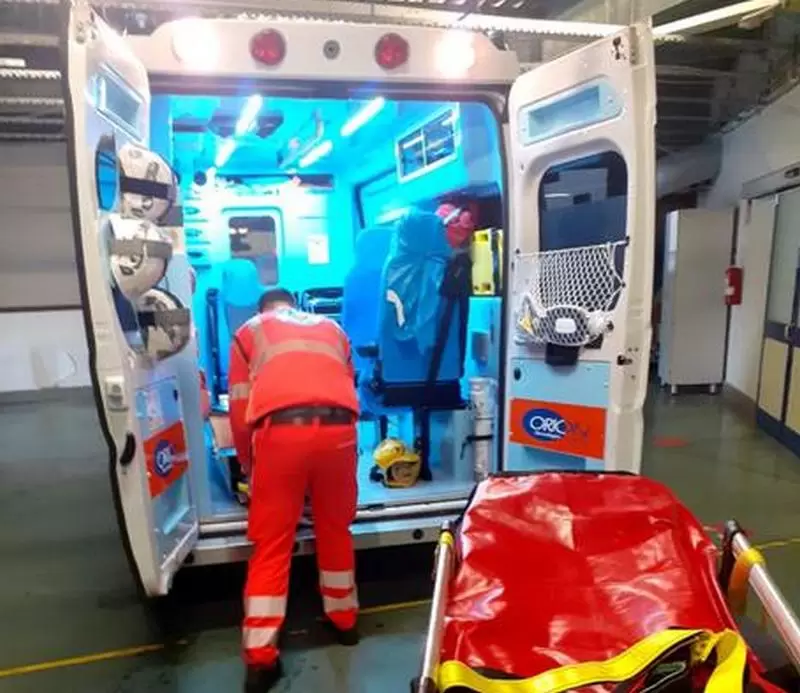 benevento incidente moto operazioni