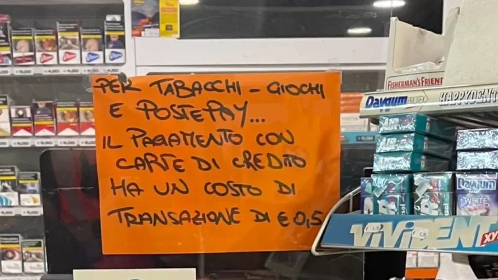 pozzuoli paghi carta prezzo aumenta