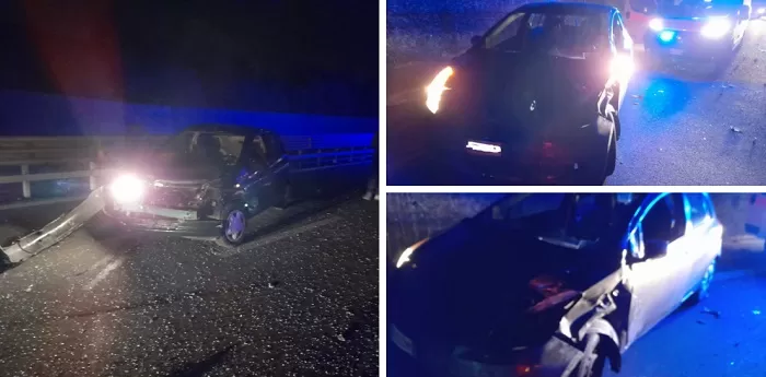 raccordo autostradale incidente auto