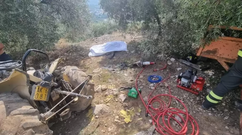 cervino poliziotto schiacciato trattore