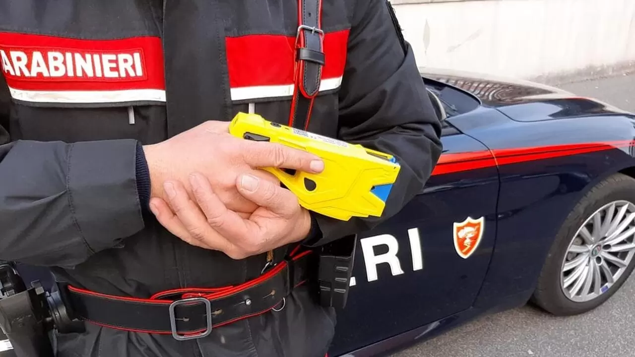 benevento-carabinieri-taser-Fragneto-Monforte