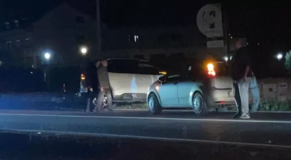 auto fuori strada provinciale