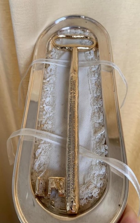 Chiave oro vittime frana casamicciola