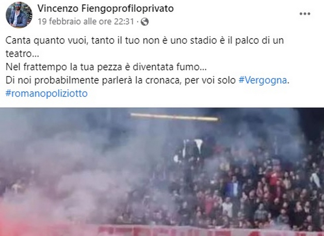 cercola-ex-sindaco-fiengo-post-social-tifosi-napoli-roma