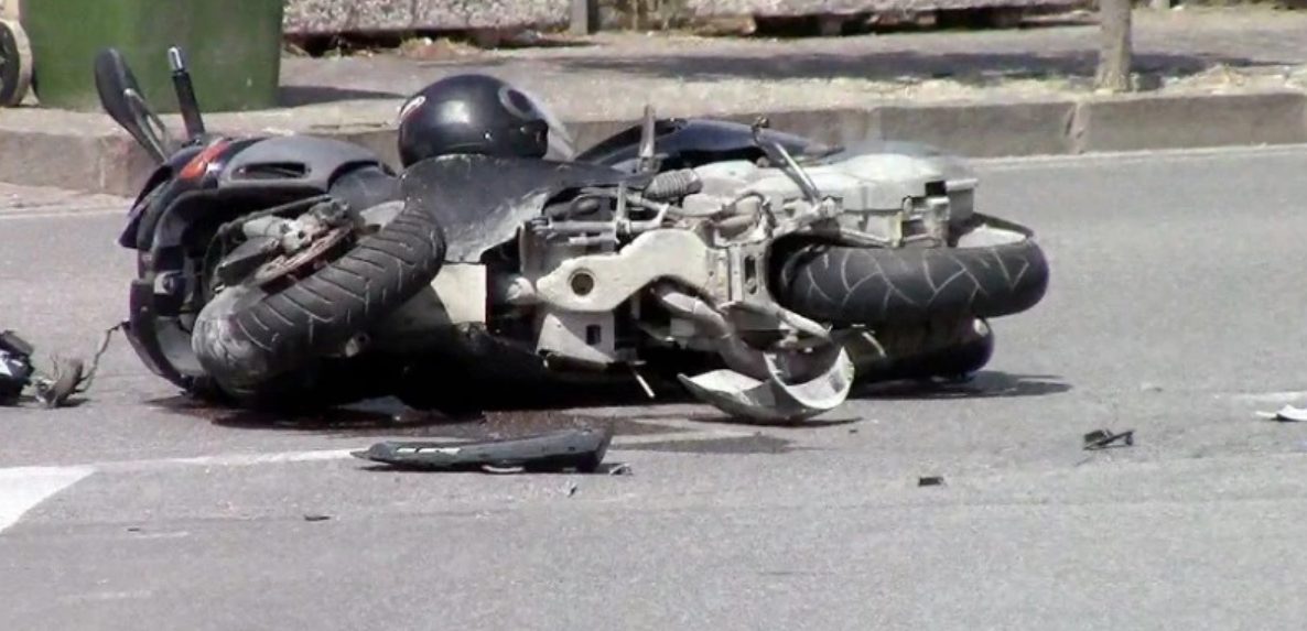 incidente scooter asse mediano