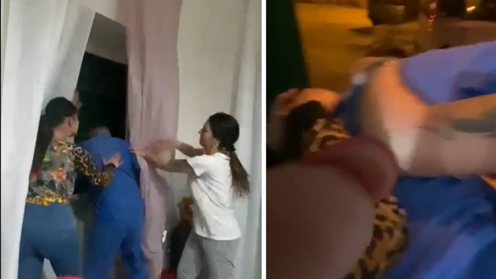 picchiato filmato donne marano napoli video