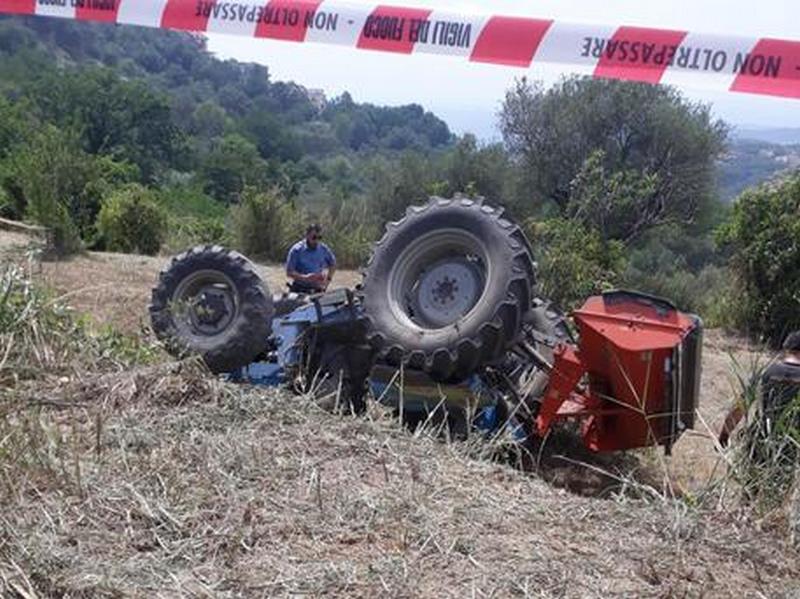sant'angelo lombardi trattore morto