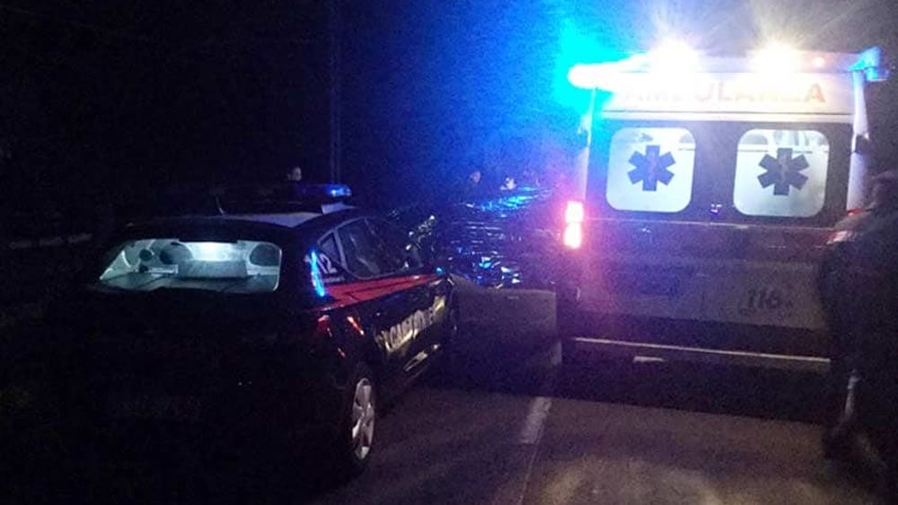 ciorlano auto scarpata morto