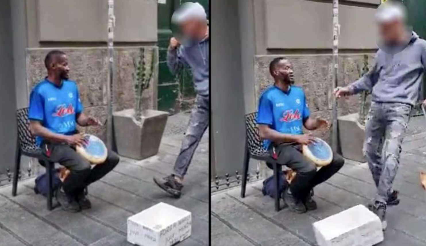 napoli suona bongo calcio offerte insulta
