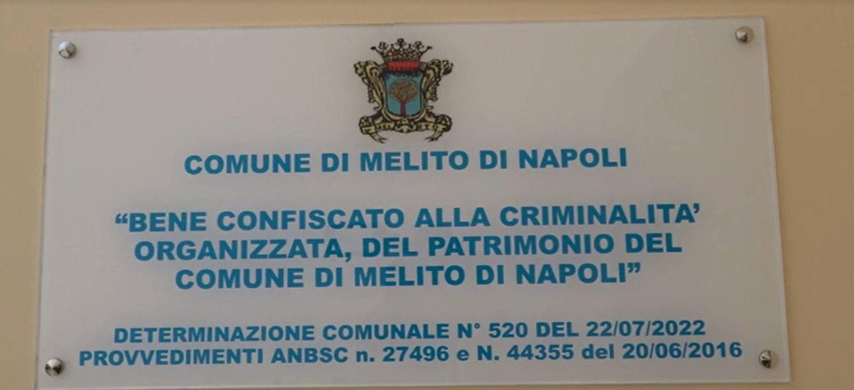melito bene confiscato camorra casa