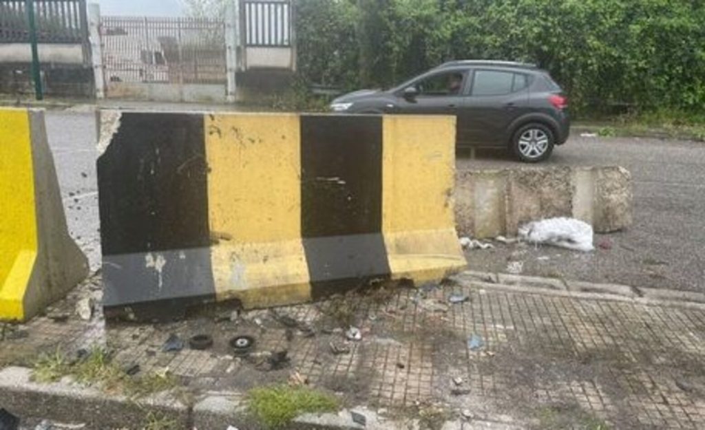 incidente napoli new jersey carreggiata