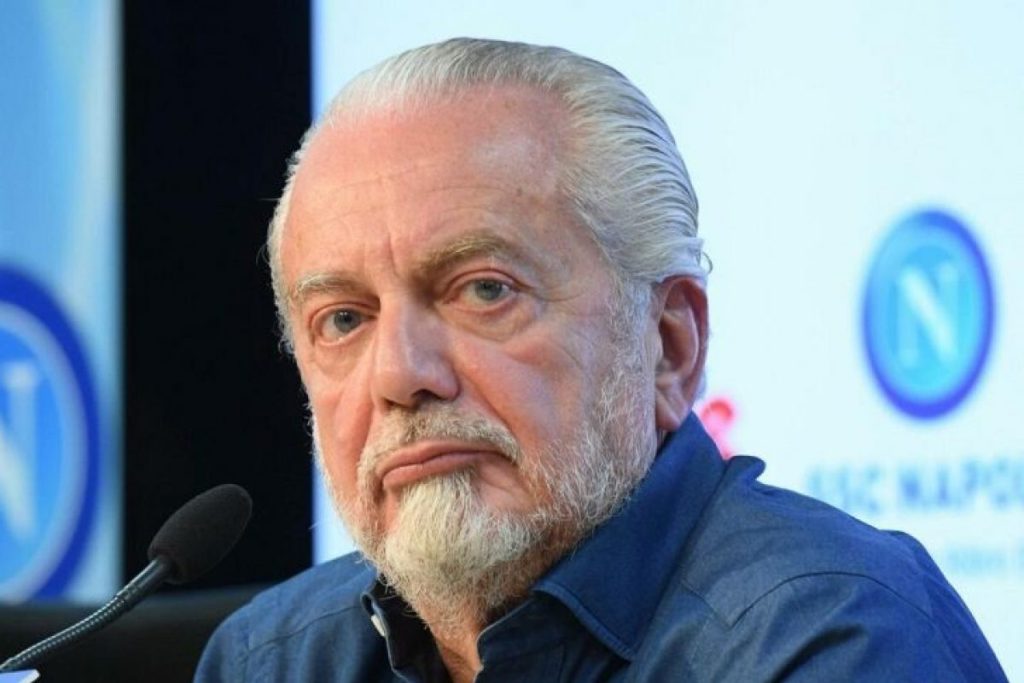 NAPOLI DE LAURENTIIS SOTTO SCORTA