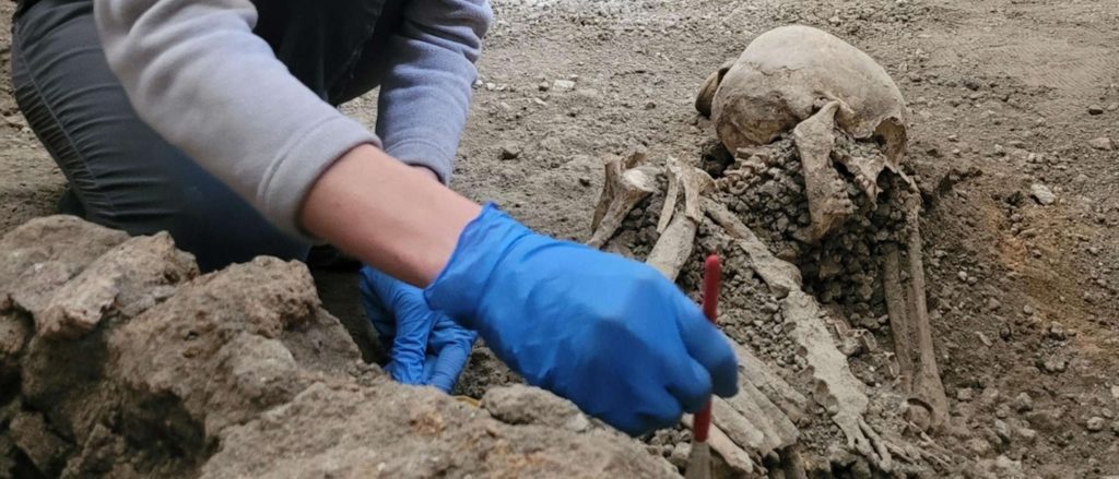 pompei trovati resti eruzione