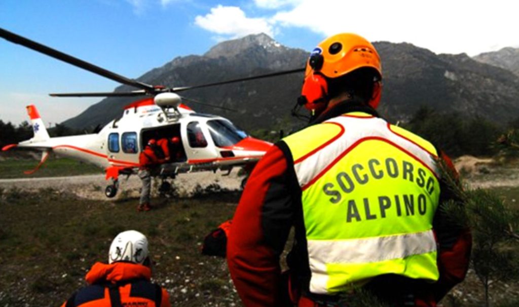 costiera escursioniste soccorso alpino