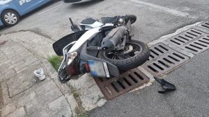 incidente auto scooter salerno 18 luglio