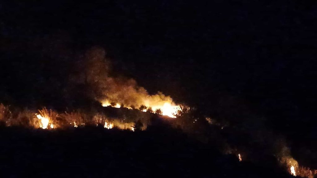 Incendio Agropoli località Moio